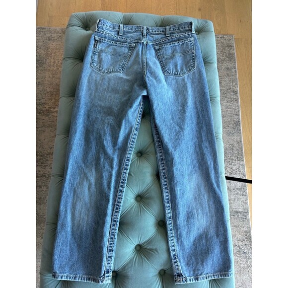 CINCH BLACK LABEL 2.0 MEDIUM WASH LOOSE FIT jeans sz 34x30 - Picture 7 of 10